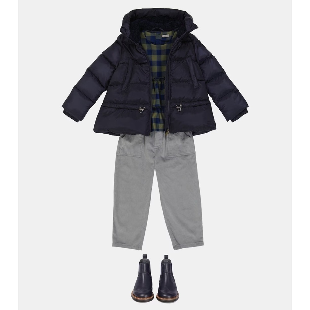 Paade Mode Gray Corduroy Cotton Pants
